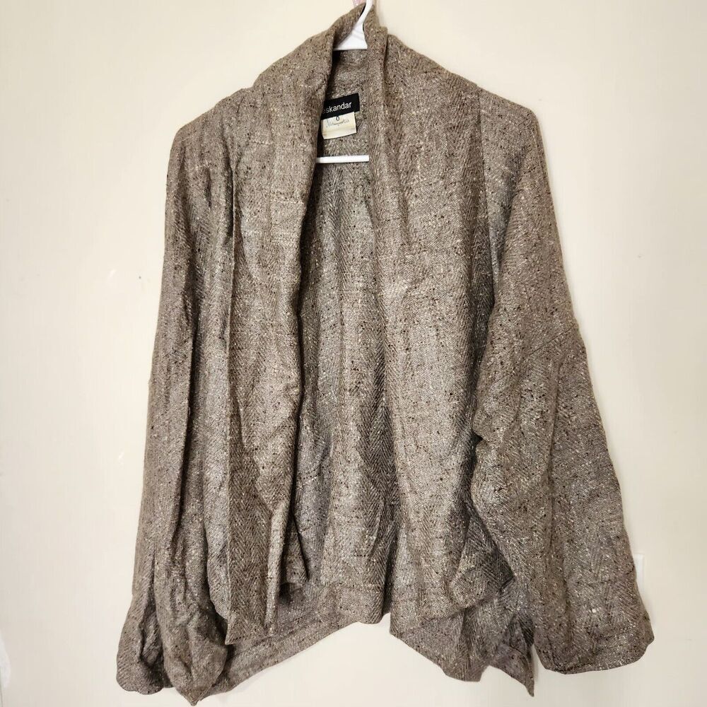 Eskandar Cashmere Silk Cardigan Sweater womens Cashmere 50% Silk 50% Size 0.